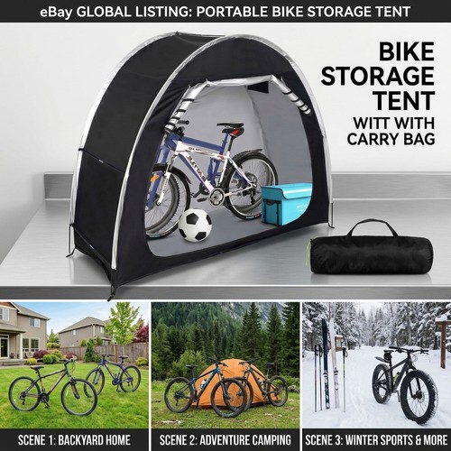 Waterproof bike storage - bike, tent